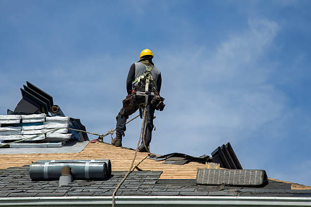 Professional Roofing technician working in Cheshire, MA